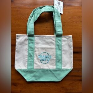 Trader Joe’s Mini Tote Bag in Light Green